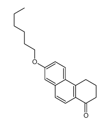 7-hexoxy-3,4-dihydro-2H-phenanthren-1-one Structure