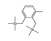 trimethyl-[[2-methyl-6-(trimethylsilylmethyl)phenyl]methyl]silane结构式