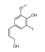 4-(3-hydroxyprop-1-enyl)-2-iodo-6-methoxyphenol Structure