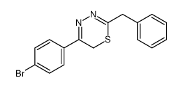 2-benzyl-5-(4-bromophenyl)-6H-1,3,4-thiadiazine结构式