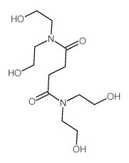 N,N,N,N-tetrakis(2-hydroxyethyl)butanediamide structure