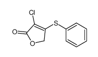 4-chloro-3-phenylsulfanyl-2H-furan-5-one结构式