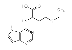 Homocysteine, S-ethyl-N-1H-purin-6-yl- (9CI)结构式