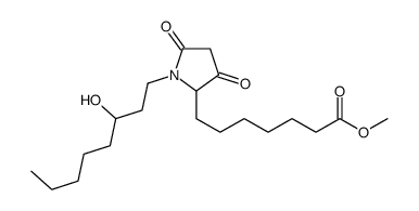 methyl 7-[1-(3-hydroxyoctyl)-3,5-dioxopyrrolidin-2-yl]heptanoate Structure