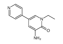 3-amino-1-ethyl-5-pyridin-4-ylpyridin-2-one Structure