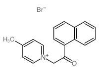 2-(4-methylpyridin-1-yl)-1-naphthalen-1-yl-ethanone structure