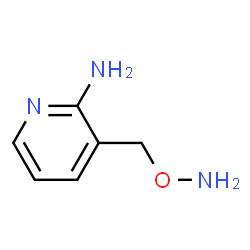 2-Pyridinamine,3-[(aminooxy)methyl]-(9CI) Structure