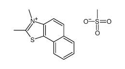 2,3-dimethylbenzo[g][1,3]benzothiazol-3-ium,methanesulfonate Structure
