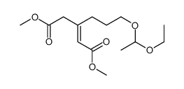 dimethyl 3-[3-(1-ethoxyethoxy)propyl]pent-2-enedioate Structure