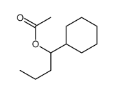 1-cyclohexylbutyl acetate结构式