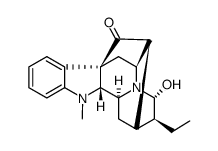 21α-Hydroxyajmalan-17-one structure