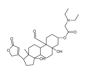 Strophanthidin 3-[(diethylamino)acetate] Structure