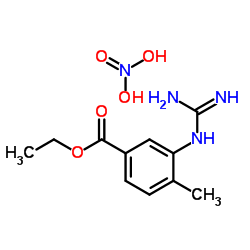 3-[(Aminoiminomethyl)amino]-4-methylbenzoic acid ethyl ester mononitrate picture