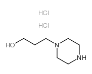 1-Piperazinepropanol,hydrochloride (1:2) Structure