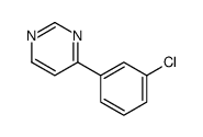 4-(3-chlorophenyl)pyrimidine Structure