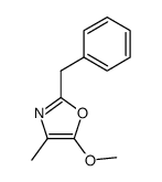 2-benzyl-5-methoxy-4-methyloxazole结构式