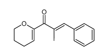 (E)-1-(3,4-dihydro-2H-pyran-6-yl)-2-methyl-3-(phenyl-2-yl)prop-2-en-1-one结构式