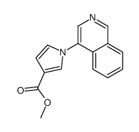 methyl 1-isoquinolin-4-ylpyrrole-3-carboxylate结构式