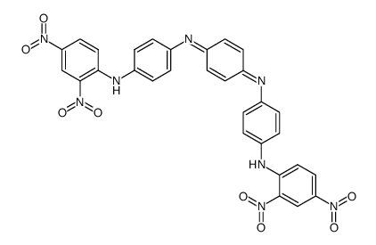 N'',N'''-bis(2'',4''-dinitrophenyl)-N,N'-bis(4'-aminophenyl)-1,4-quinonediimine结构式