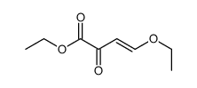 (E)-ethyl 4-ethoxy-2-oxobut-3-enoate结构式