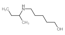 5-(butan-2-ylamino)pentan-1-ol结构式