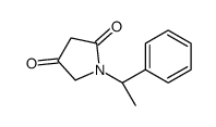 1-[(1R)-1-phenylethyl]pyrrolidine-2,4-dione Structure