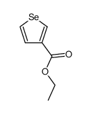 ethyl selenophene-3-carboxylate Structure