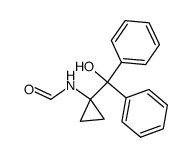 N-[1-(α-Hydroxybenzhydryl)cyclopropyl]formamid Structure