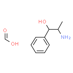 formic acid, compound with (R*,R*)-α-(1-aminoethyl)benzenemethanol (1:1) Structure