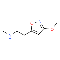 5-Isoxazoleethanamine,3-methoxy-N-methyl-(9CI) structure