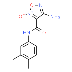 1,2,5-Oxadiazole-3-carboxamide,4-amino-N-(3,4-dimethylphenyl)-,2-oxide结构式