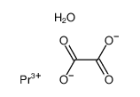 Pr(III)-oxalate decahydrate结构式