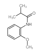 Propanamide,N-(2-methoxyphenyl)-2-methyl-结构式