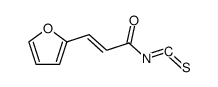 trans-3-(2-Furyl)propenoyl isothiocyanate Structure