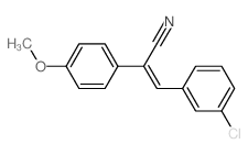 Benzeneacetonitrile, a-[(3-chlorophenyl)methylene]-4-methoxy- picture