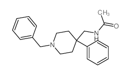 N-[(1-benzyl-4-phenyl-4-piperidyl)methyl]acetamide结构式