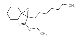 ethyl 2-heptyl-1-oxaspiro[2.5]octane-2-carboxylate结构式