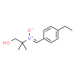 1-Propanol,2-[[(4-ethylphenyl)methylene]oxidoamino]-2-methyl-(9CI) Structure