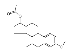 (3-methoxy-7,13-dimethyl-6,7,8,9,11,12,14,15,16,17-decahydrocyclopenta[a]phenanthren-17-yl) acetate Structure