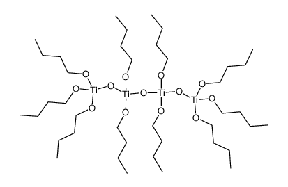 TETRA-N-BUTYL ORTHOTITANATE TETRAMER结构式