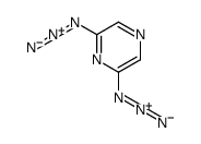 2,6-diazidopyrazine Structure