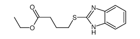 ethyl 4-(1H-benzimidazol-2-ylsulfanyl)butanoate Structure