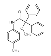 Benzeneacetamide, a-methoxy-N-(4-methylphenyl)-a-phenyl- picture
