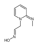 1(2H)-Pyridineacetaldehyde,2-(methylimino)-,oxime(9CI) Structure