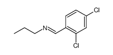 1-(2,4-dichlorophenyl)-N-propylmethanimine Structure