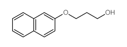 1-Propanol,3-(2-naphthalenyloxy)-结构式