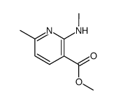 methyl 6-methyl-2-(methylamino)nicotinate Structure