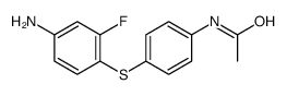 N-[4-[(4-Amino-2-fluorophenyl)thio]phenyl]acetamide Structure