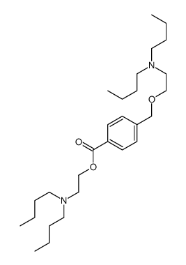 2-(dibutylamino)ethyl 4-[2-(dibutylamino)ethoxymethyl]benzoate Structure