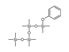 [dimethyl(phenoxy)silyl]oxy-[dimethyl(trimethylsilyloxy)silyl]oxy-dimethylsilane结构式